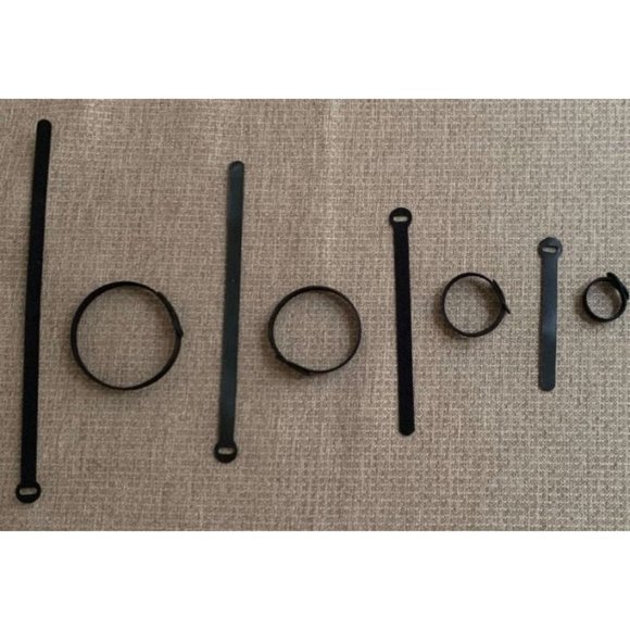 150PCS Reusable Cable Ties - 4+6+8+10" Multi-Purpose Cable management Hook &Loop - Picture 2 of 3